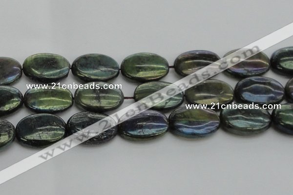 CLB655 15.5 inches 30*40mm oval AB-color labradorite beads