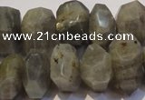 CLB700 15.5 inches 13*18mm - 14*20mm faceted nuggets labradorite beads