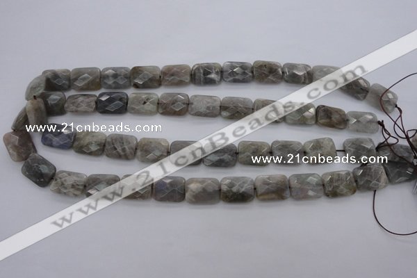 CLB749 15.5 inches 10*14mm faceted rectangle labradorite gemstone beads