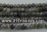 CLB755 15.5 inches 2.5*4mm faceted rondelle AB-color labradorite beads