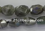 CLB766 15.5 inches 10*14mm - 12*16mm faceted nuggets labradorite beads