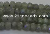 CLB771 15.5 inches 2.5*4mm faceted rondelle labradorite beads