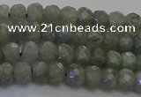 CLB772 15.5 inches 4*6mm faceted rondelle labradorite beads