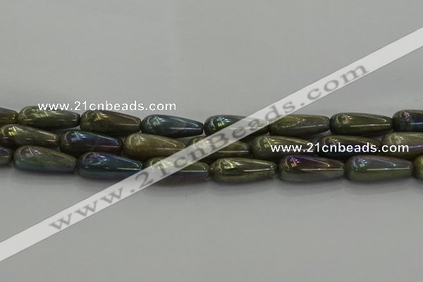 CLB781 15.5 inches 10*30mm teardrop AB-color labradorite beads