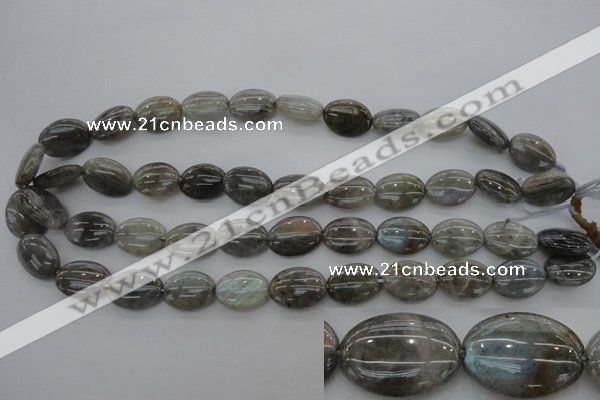 CLB83 15.5 inches 12*16mm oval labradorite beads wholesale