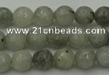 CLB861 15.5 inches 6mm faceted round AB grade labradorite beads