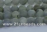 CLB872 15.5 inches 6mm round matte labradorite gemstone beads