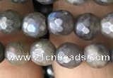 CLB881 15.5 inches 6mm faceted round AB-color labradorite beads