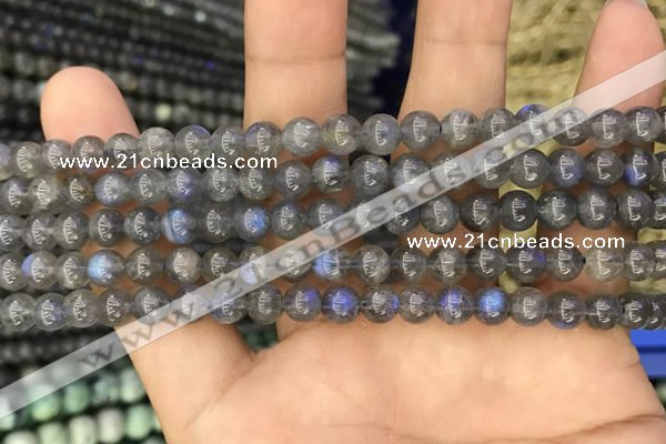 CLB916 15.5 inches 6mm round labradorite gemstone beads