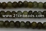 CLB956 15.5 inches 5*8mm faceted rondelle labradorite beads