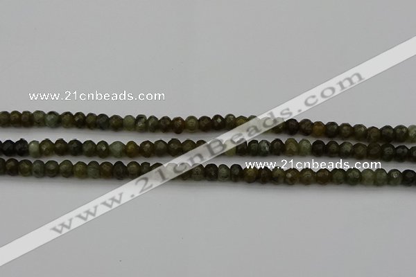 CLB956 15.5 inches 5*8mm faceted rondelle labradorite beads