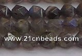 CLB974 15.5 inches 12mm faceted nuggets labradorite gemstone beads