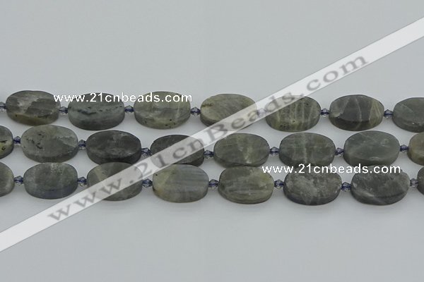 CLB978 15.5 inches 15*22mm oval labradorite gemstone beads