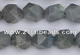 CLB983 15.5 inches 10mm faceted nuggets labradorite beads wholesale