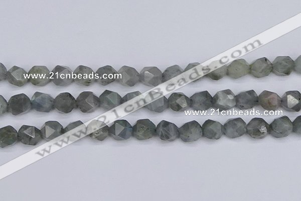 CLB984 15.5 inches 12mm faceted nuggets labradorite beads wholesale