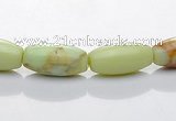 CLE05 16 inch 6*12mm lemon turquoise rice stone beads Wholesale