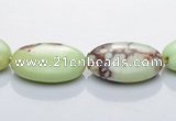 CLE09 oval 13*18mm  lemon turquoise gemstone beads Wholesale