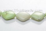 CLE14 rhombic 10*10mm lemon turquoise gemstone beads Wholesale