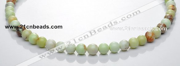 CLE19  15.5 inch round 8mm lemon turquoise stone beads Wholesale