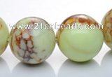 CLE23 lemon turquoise 20mm round gemstone beads Wholesale