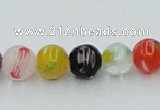 CLG500 16 inches 6mm round lampwork glass beads wholesale