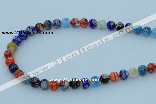 CLG501 16 inches 8mm round lampwork glass beads wholesale