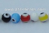 CLG504 16 inches 6mm round lampwork glass beads wholesale