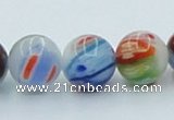 CLG510 16 inches 12mm round lampwork glass beads wholesale