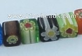 CLG511 16 inches 8*8mm cube lampwork glass beads wholesale