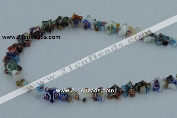 CLG528 16 inches 10*10mm star lampwork glass beads wholesale