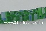 CLG561 16 inches 6*6mm cube lampwork glass beads wholesale