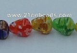 CLG572 16 inches 8*11mm teardrop lampwork glass beads wholesale