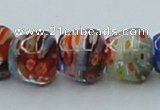 CLG574 16 inches 10*12mm apple lampwork glass beads wholesale