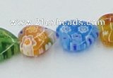 CLG580 16 inches 12*12mm heart lampwork glass beads wholesale