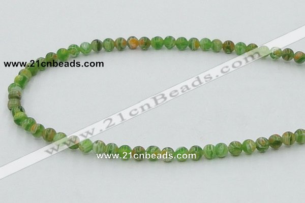 CLG602 16 inches 6mm round lampwork glass beads wholesale