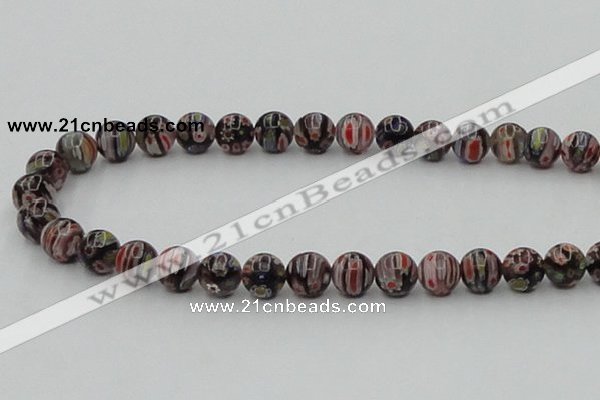 CLG604 16 inches 10mm round lampwork glass beads wholesale