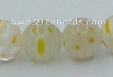 CLG606 16 inches 12mm round lampwork glass beads wholesale