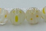 CLG606 16 inches 12mm round lampwork glass beads wholesale