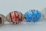 CLG609 5PCS 16 inches 8*12mm rice lampwork glass beads wholesale
