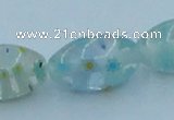 CLG615 3PCS 16 inches 10*16mm rice lampwork glass beads wholesale