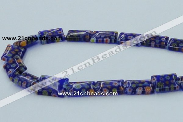 CLG622 5PCS 16 inches 13*18mm rectangle lampwork glass beads wholesale