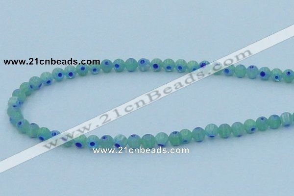 CLG624 10PCS 16 inches 6mm round lampwork glass beads wholesale