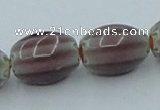 CLG632 5PCS 16 inches 10*14mm oval lampwork glass beads wholesale