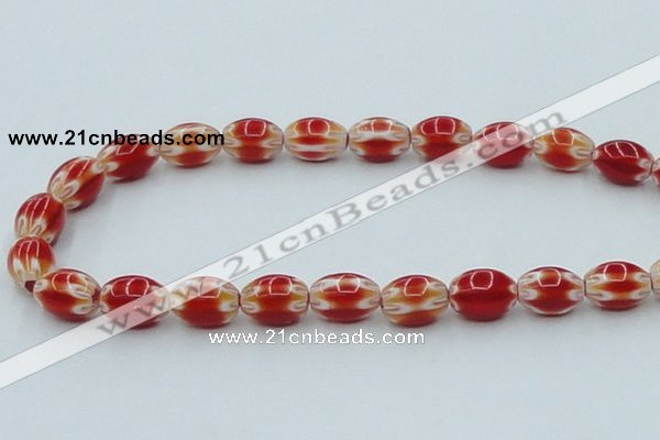 CLG633 5PCS 16 inches 10*14mm oval lampwork glass beads wholesale