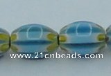 CLG635 5PCS 16 inches 10*14mm oval lampwork glass beads wholesale