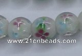 CLG751 15.5 inches 10mm round lampwork glass beads wholesale