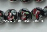 CLG754 15.5 inches 10mm round lampwork glass beads wholesale