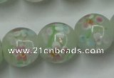 CLG764 15 inches 12mm round lampwork glass beads wholesale