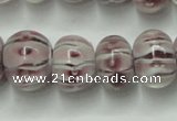 CLG777 14 inches 8*12mm rondelle lampwork glass beads wholesale