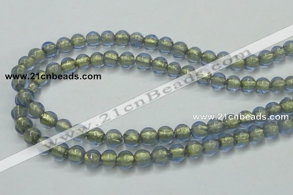 CLG831 15.5 inches 8mm round lampwork glass beads wholesale